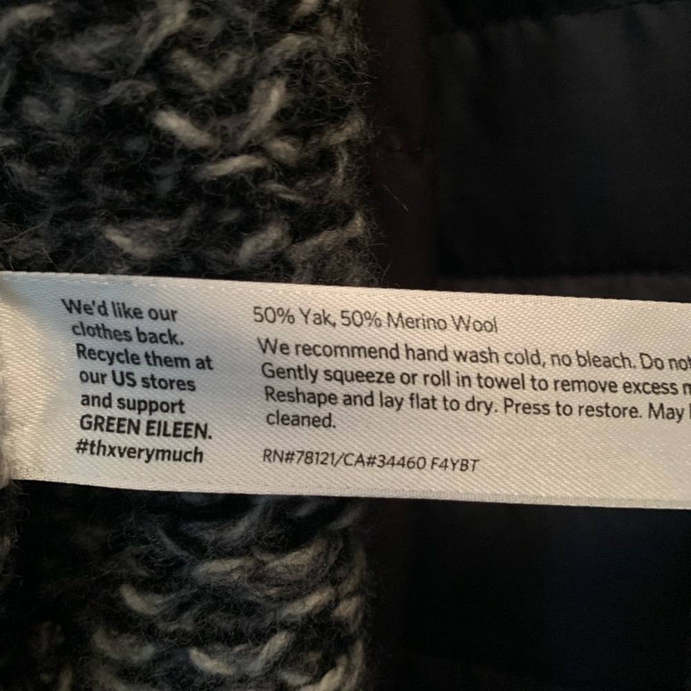 Eileen Fisher Wool Blend Sweater Vest - Picture 6 of 7